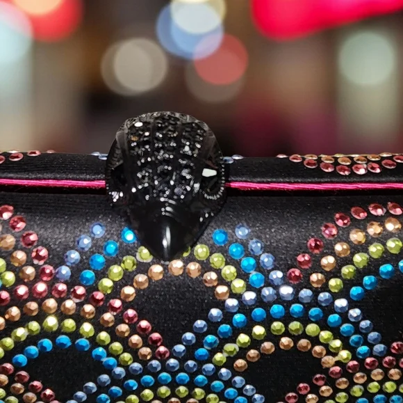 Kurt Geiger London Crystal Eagle Clutch - Picture 2 of 8